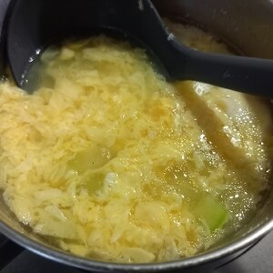 ズッキーニと卵のスープ